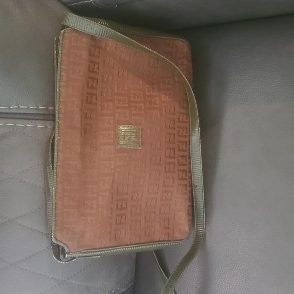 Fendi Crossbody Bag in Olive and Rust - Picture 1 of 16
